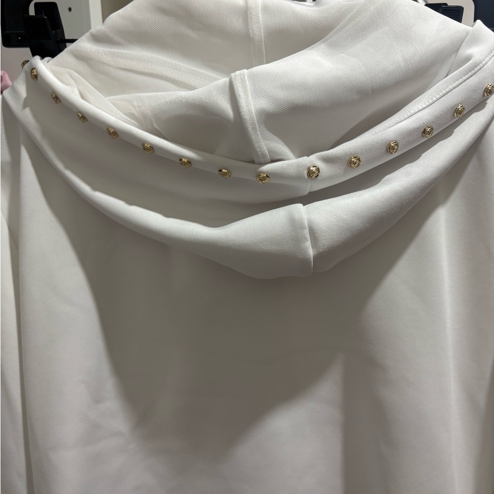 Versace Hoodie with Gold Medusa head Studs - Picture 2 of 5